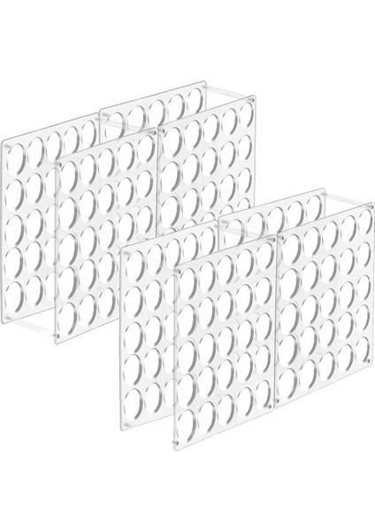 25 Delikli Vinil Rulo Depolama Rafı, El Sanatları Odası Için Vinil Rulo Tutucu, 12 Inç x 12 Inç, 2 Inç Delikli (2 Paket) (Yurt Dışından)