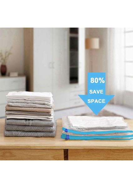 12 Paket Yeniden Kullanılabilir Rulo Sıkıştırma Torbaları, Seyahat Için 35X50CM Orta Vakumlu Saklama Torbaları, Depolama Ambalaj Torbalarından Tasarruf (Yurt Dışından) fırsatları