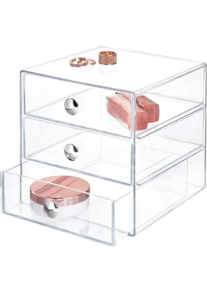 Akrilik Vanity, Kozmetik, Gözlük, Diş Malzemeleri, Saç Bakımı, Banyo Için Kompakt Depolama Organizasyon Çekmecesi Seti (Yurt Dışından) modelleri