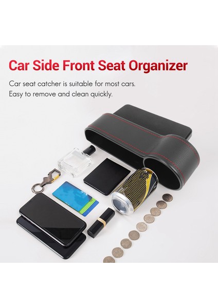 Araba Koltuğu Alanı Yarık Cep Catcher Organizatör Saklama Kutusu Telefon Şişe Bardak Tutucu Oto (Yurt Dışından) modelleri