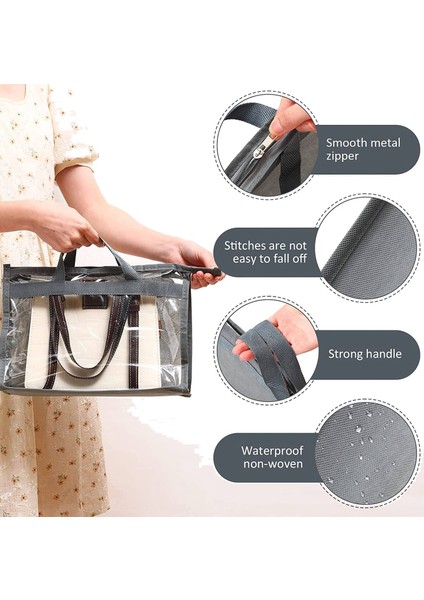 15 Paket Çanta Saklama Organizatörleri Çanta Çanta Saklama Torbaları Fermuarlı Çantalar Çanta Dolap (Yurt Dışından) modelleri
