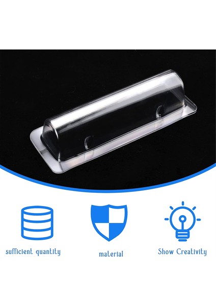 60 Adet Dudak Balsamı Torbalar Şeffaf Plastik Şeffaf Ruj Para Tutucu Plastik Kubbeler Çift Taraflı Bant ile Dıy El Sanatları Için (Yurt Dışından) fiyatları