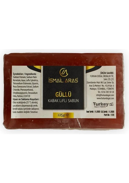 Güllü Kabak Lifli Sabun 125 gr modelleri