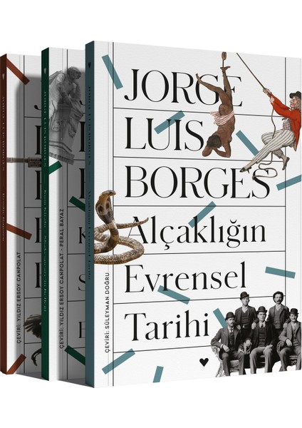 Jorge Luis Borges - Öykü Seti (3 Kitap)