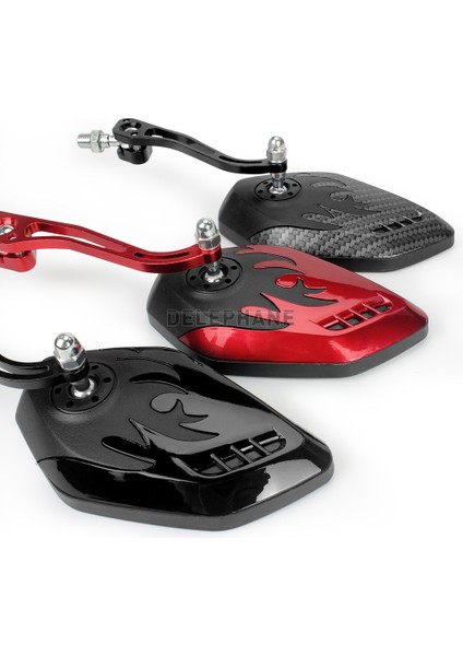 Yeşil Stil Karbon Fiber Elektrikli Scooter Dikiz Aynaları Ayarlanabilir Dönebilen Bisiklet Aynası '' Gidon Dağı Dağ Bisikleti Aynası (Yurt Dışından) indirimleri