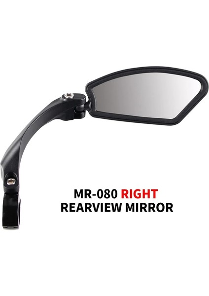 MR080R Stili Bisiklet Aynası Için Dikiz Aynası Mtb Yol Bisikleti Gidon Arka Göz Kör Nokta Aynası Esnek Güvenlik Dikiz Bisiklet Aynaları (Yurt Dışından)