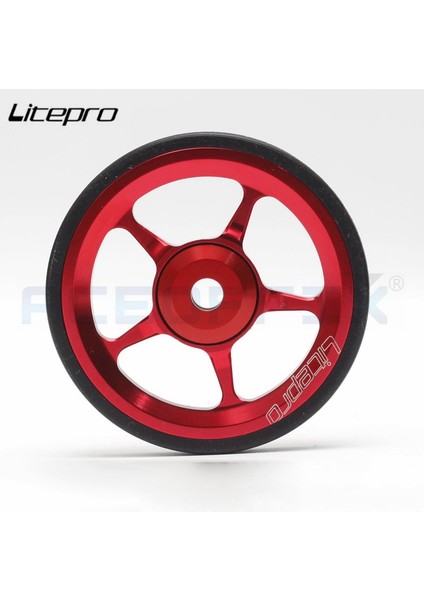 Kırmızı Stil 1 Çift Litepro Easywheel 22G Ultra Hafif Brompton Katlanır Bisiklet Için Alüminyum C Raf Arka Raf Kolay Tekerlek (Yurt Dışından) fırsatları