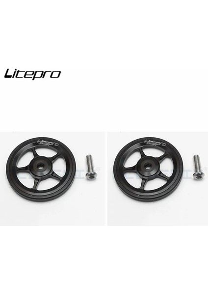 Kırmızı Stil 1 Çift Litepro Easywheel 22G Ultra Hafif Brompton Katlanır Bisiklet Için Alüminyum C Raf Arka Raf Kolay Tekerlek (Yurt Dışından) indirimleri