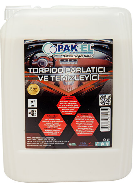 Torpido Parlatıcı ve Temizleyici 5 L - 2'li Paket