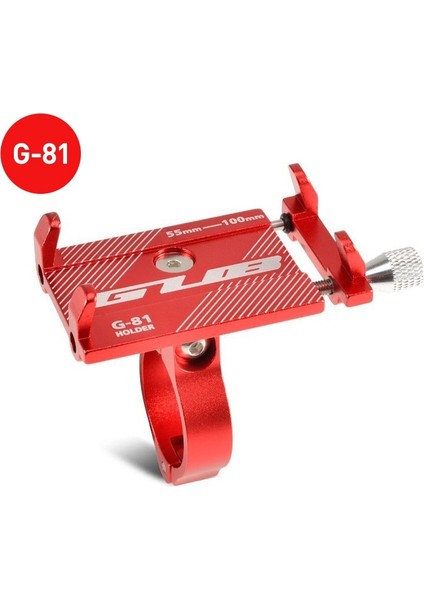 G-81 Kırmızı Stil Gub G81 G-81 Alüminyum Bisiklet Telefon Tutucu Martphone Için Ayarlanabilir Destek Gps Bisiklet Telefon Standı Montaj Braketi (Yurt Dışından)