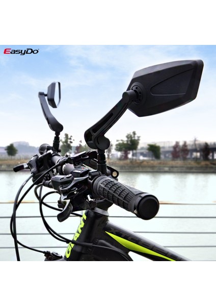 Sağ Ayna Stili Easydo Bisiklet Gidon Dikiz Aynası Bisiklet Bisiklete Binme Geniş Menzilli Arka Görüş Reflektörü Ayarlanabilir Sol Scooter E Bisiklet Aynası (Yurt Dışından) fiyatları