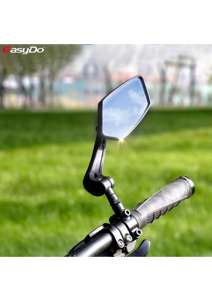 Sağ Ayna Stili Easydo Bisiklet Gidon Dikiz Aynası Bisiklet Bisiklete Binme Geniş Menzilli Arka Görüş Reflektörü Ayarlanabilir Sol Scooter E Bisiklet Aynası (Yurt Dışından) modelleri