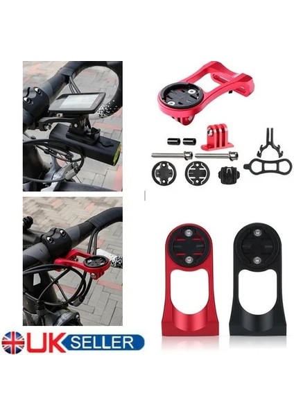 Kırmızı Stil Bisiklet Mtb Yol Gps Kamera Montaj Tutucu Dış Ön Alaşım Bisiklet Kök Uzatma Garmin Bryton Cateye Gopro Işık Için Destek Tutucu (Yurt Dışından)
