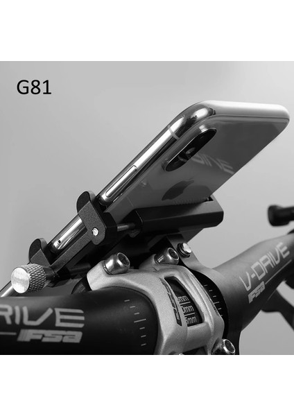 G81-SIYAH Stili Gub Evrensel Bisiklet Bisiklet Telefon Tutucu 3.5 "akıllı Telefon Gps Montaj Tutucu Mtb Bisiklet Desteği Iphone 7 8 Xs Huawei (Yurt Dışından)