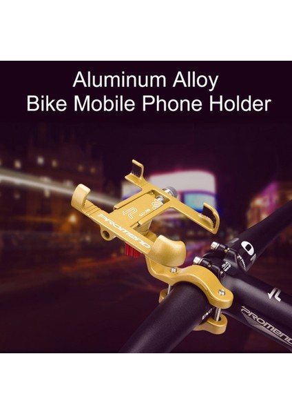 SJJ-299B Titanyum Stili 360 Dönebilen Alüminyum Alaşımlı Bisiklet Cep Telefonu Tutucu Ayarlanabilir Bisiklet Telefon Tutucu Kaymaz Telefon Standı Bisiklet Aksesuarları (Yurt Dışından) fırsatları