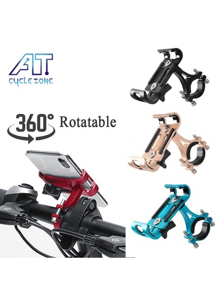 Altın Dönebilen Stil Alüminyum Alaşımlı Motosiklet Bisiklet Telefon Tutucu Kaymaz Braket Gps Evrensel Tüm Akıllı Telefonlar Için Bisiklet Telefon Standı Tutucu (Yurt Dışından) fiyatları