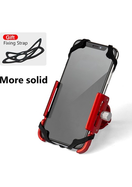 P10 Titanyum Stili Gub Alüminyum Bisiklet Telefon Tutucu 3.5 "ila 7.5" Telefon Bisiklet Standı Scooter Motosiklet Montaj Desteği Gidon cl (Yurt Dışından)
