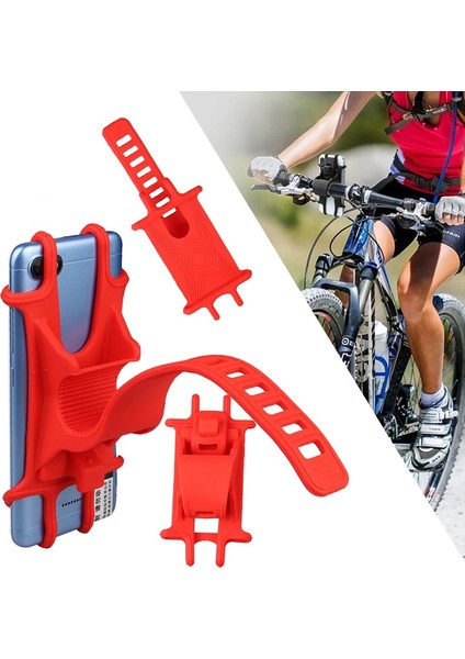 No.1 Tarzı Bisiklet Cep Telefonu Tutacağı Çekmeli Silikon Cep Telefonu Tutacağı Bisiklet Evrensel 360 ° Dönebilen Braket Işığı Kolay Kullanım Tslm1 (Yurt Dışından) fiyatları