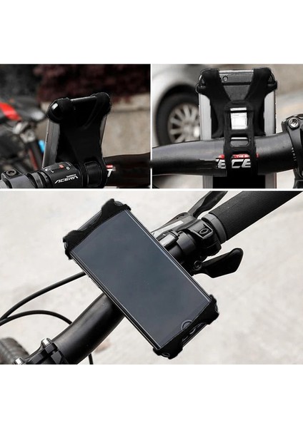 No.1 Tarzı Bisiklet Cep Telefonu Tutacağı Çekmeli Silikon Cep Telefonu Tutacağı Bisiklet Evrensel 360 ° Dönebilen Braket Işığı Kolay Kullanım Tslm1 (Yurt Dışından) modelleri