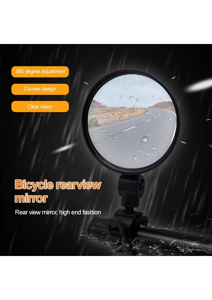 A1 Büyük Boy Tarzı Bisiklet Dikiz Aynası mm Ayarlanabilir Arka Görüş Reflektörü Dışbükey Mtb Bisiklet Gidon Aynaları Bisiklet Aksesuarları (Yurt Dışından)