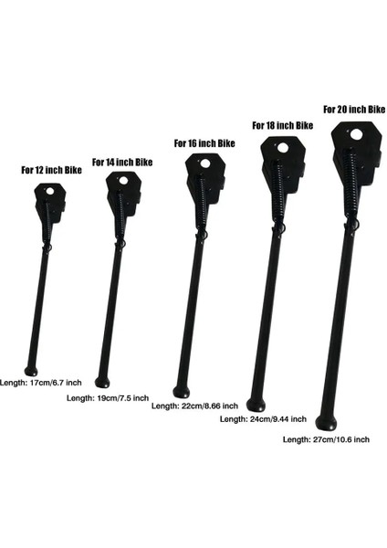 20 Inç Siyah Stil Katlanır Bisiklet Çocuk Bisiklet Kickstand Çocuk Bisikleti Kickstand Park Braketi Alaşım Kick Standı Bisiklet Parçaları (Yurt Dışından) fiyatları