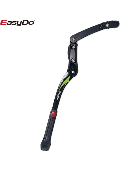 KA56L Siyah Yeşil Stil Easydo Bisiklet Kickstand Alaşım 24 "-29" Mtb Dağ Bisikleti Çerçeve Yan Tekme Desteği cm Döngü Park Rafını Ayarlamak KA56 KA56L (Yurt Dışından)