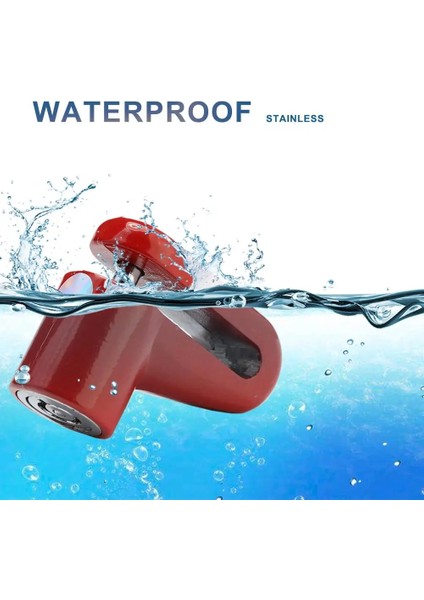 Kırmızı Siyah Stil Elektrikli Scooter Scooter Tekerlek Disk Fren Kilitleme Mekanizması Için Hırsızlığa Karşı Asma Kilit, Xiaomi M365 Için Çelik Kablo Kilidi ile (Yurt Dışından) fırsatları