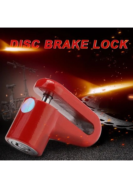 Kırmızı Siyah Stil Elektrikli Scooter Scooter Tekerlek Disk Fren Kilitleme Mekanizması Için Hırsızlığa Karşı Asma Kilit, Xiaomi M365 Için Çelik Kablo Kilidi ile (Yurt Dışından) indirimleri