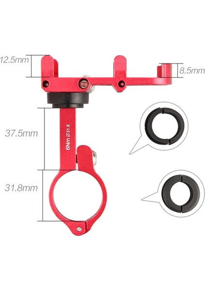 P10 Siyah Titanyum Stili Alüminyum Bisiklet Telefon Tutucu Bisiklet Telefon Bağlantısı Fahrrad Handyhalterung Soporte Movil Bici Döngüsü Mobil Tutucu Bisiklet Aksesuarları (Yurt Dışından)