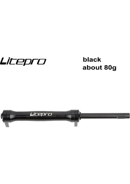 Siyah Çubuk Stili Litepro Katlanır Bisiklet Uzatma Çubuğu Blok Teleskopik Çubuk Kolay Tekerlek Alüminyum Alaşımlı Ultralight Brompton Arka Raflar Için (Yurt Dışından)