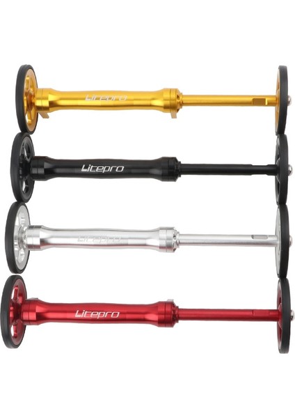 Siyah Çubuk Stili Litepro Katlanır Bisiklet Uzatma Çubuğu Blok Teleskopik Çubuk Kolay Tekerlek Alüminyum Alaşımlı Ultralight Brompton Arka Raflar Için (Yurt Dışından) modelleri