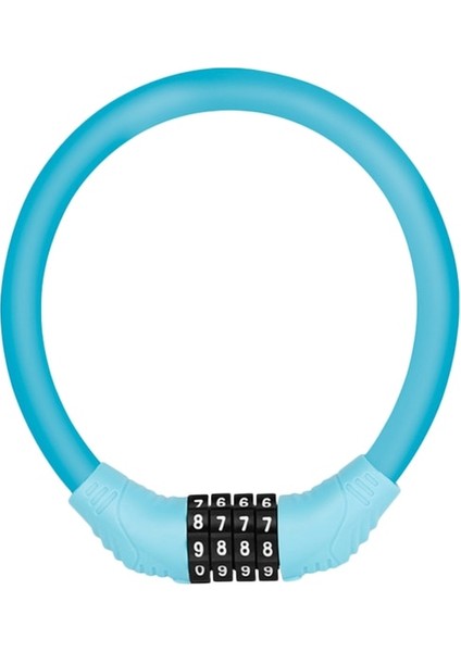 Mavi Stil 4 Haneli Şifre Bisiklet Kod Kilidi Dağ Bisikleti Taşınabilir Güvenlik Hırsızlığa Karşı Kablo Kilidi Çelik Tel Kilit Bisiklet Güvenlik Parçaları (Yurt Dışından)