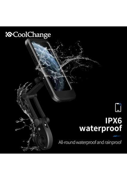 NO.32019 Stili Coolchange Bisiklet Cep Telefonu Tutucu Bisiklete Binme Ayarlanabilir Su Geçirmez Telefon Çantası Telefon Celulares Bisiklet Aksesuarlarında 7.0 Altında (Yurt Dışından) modelleri