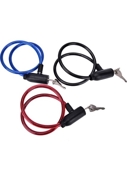 Renk Random Stili 1 Adet Bisiklet Kablosu Hırsızlığa Karşı Bisiklet Bisiklet Scooter 2 Anahtarlı Güvenlik Kilidi (Yurt Dışından) modelleri