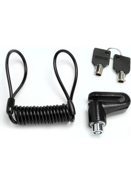 Siyah Set Stili Elektrikli Scooter Kilidi Disk Frenler Kilit Çelik Tel ile Xiaomi M365 Elektrikli Scooter Kaykay Tekerlekler Kilit Diskli Fren (Yurt Dışından)