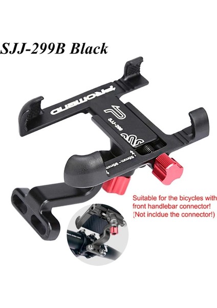 SJJ-299B Siyah Stil Promend 360 Dönebilen Bisiklet Telefon Tutacağı Bikecycle Dağı Mobil Destek Bisiklet Mtb Cep Telefonu Cep Telefonu Dağ Telefonu (Yurt Dışından)