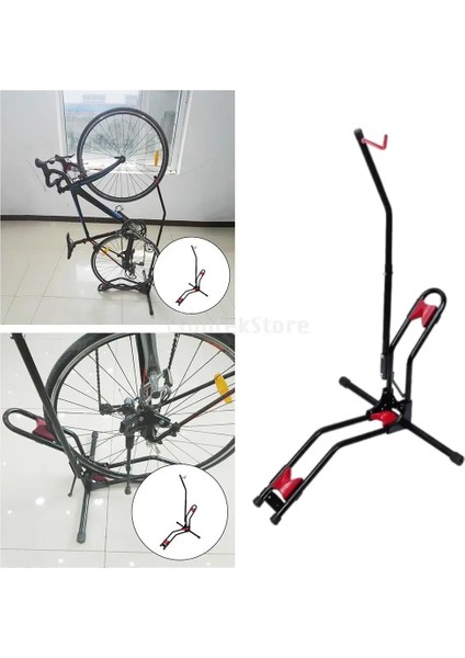 Bisiklet Bisiklet Standı Depolama Zemin Park Rafı L Şekilli Mtb Yol Bisikleti Ekran Bakım Onarım Sabitleme Destek Çerçevesi Tutucu (Yurt Dışından)