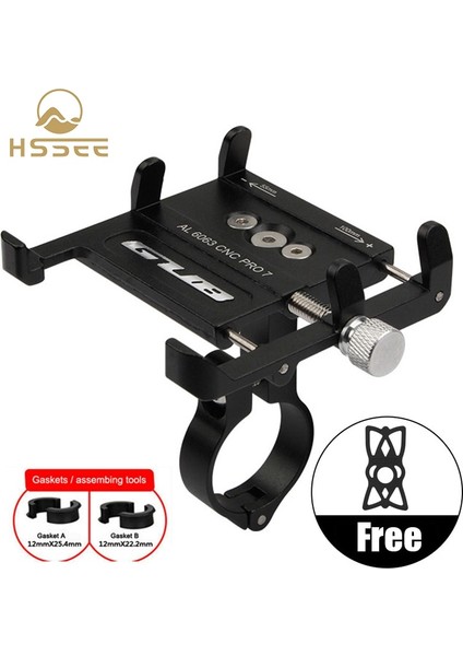 Siyah Stil Cihaz 3.5 "ila 7.5" Bisiklet Telefon Tutucusu Için Resmi Otantik C Alüminyum Alaşımlı Bisiklet Telefon Tutucusu Mtb Yol Bisikleti Motosiklet (Yurt Dışından) fiyatları