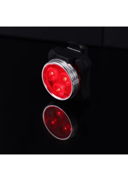 Kırmızı Stil Et LED Bisiklet Işık 800LM Şarj Edilebilir Ön ve Arka Bisiklet Işık Seti 650MAH Lityum Pil 4 Işık Modu Seçenekleri (Yurt Dışından)