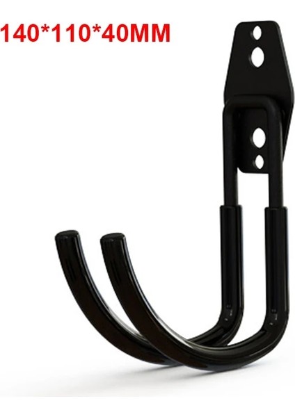 Siyah Stil Ağır Hizmet Tipi Metal Kanca Garaj Organizatör Duvara Montaj Bisiklet Askı Kancaları Duvara Montaj Kaymaz Merdivenler Için Depolama Kancası Bahçe Aracı (Yurt Dışından)