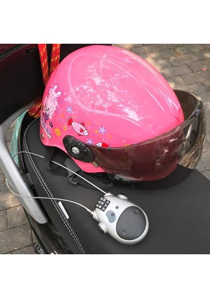 Mini Kask Kilidi Stili Çelik Kablo ile Şifre Kask Kilidi Asma Kilit Bisiklet Hırsızlığa Karşı Mini Hırsız Kick Scooter Bisiklet Aksesuarları Motosiklet, Mtb (Yurt Dışından) fiyatları