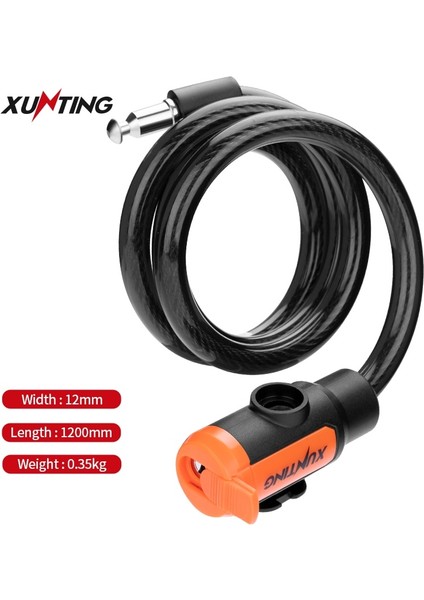 Bkhswj 90CM Tarzı Xunting Dağ Bisikleti Bisiklet Kilidi Elektrikli Şifre Sabit Hırsızlığa Karşı Çelik Zincir Kablo Kilidi Bisiklet Aksesuarları Candado Bicicleta (Yurt Dışından) indirimleri