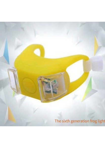 Menekşe Tarzı Bisiklet Bisiklet Işık Silikon LED Bisiklet Arka Lambası Push Bisiklet Arka Işık Su Geçirmez 3 Modlu Kask Işığı Flaş Bisiklet Aksesuarları (Yurt Dışından)