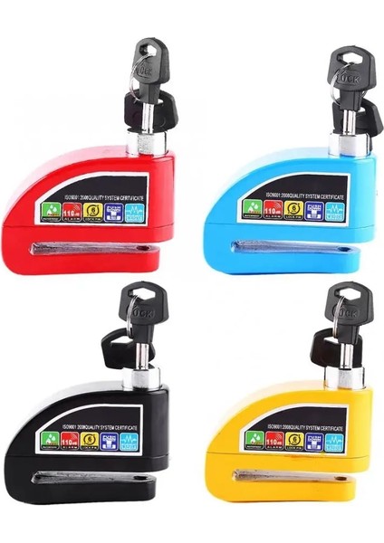 Kırmızı Stil Motosiklet Scooter Bisiklet Hırsızlığa Karşı Disk Fren Kilidi Güvenlik Alarm Sistemi E-Bisiklet Bisiklet Alarm Disk Fren Kilidi Bisiklet Parçaları (Yurt Dışından) modelleri