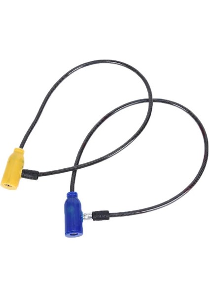 Sarı Stil Bisiklet Kablosu Hırsızlığa Karşı Bisiklet Bisiklet Scooter 2 Tuşlu Güvenlik Kilidi (Yurt Dışından) indirimleri