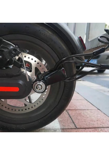 Siyah Stil Hırsızlık Önleyici Çelik Tel Disk Frenler Kilidi Xiao-Mi Mijia M365 Elektrikli Scooter Bisiklet Aksesuarları Için (Yurt Dışından) fırsatları