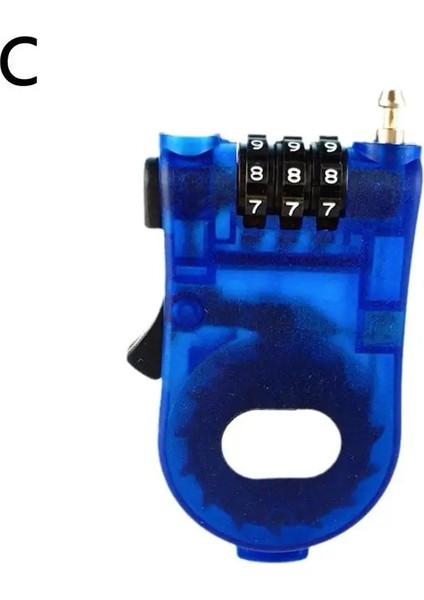 Mavi Stil 1 Adet Teleskopik Kablo Kilidi Geri Çekilebilir Hırsızlığa Karşı Bisiklet Rakamlı Scooter Mtb Güvenlik Şifreli Bisiklet Yol Ekipmanları Kilidi Bicy W2J6 (Yurt Dışından)