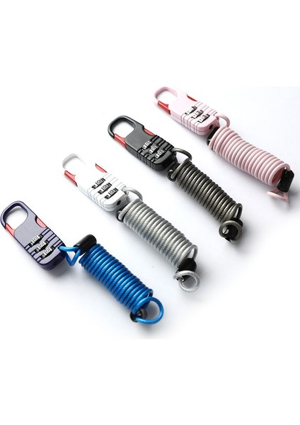 Pk Stili Bisiklet Kilidi Hırsızlığa Karşı Mini Kask Kilidi Motosiklet Bisiklet Scooter Şifreli Şifre Güvenlik Kablo Kilidi (Yurt Dışından) fiyatları