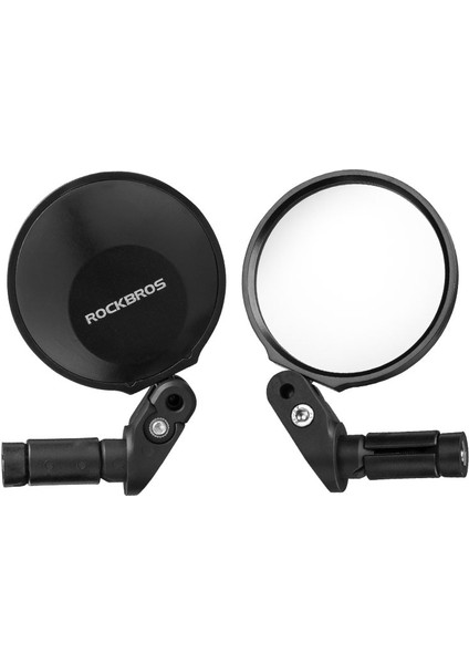 2 Adet FK-271 Stili Rockbrso Bisiklet Gidon Reflektör Dikiz Aynası Elektrikli Bisiklet Hd Ayarlanabilir Açı Ayna Mtb Yol Bisikleti Aynaları (Yurt Dışından)