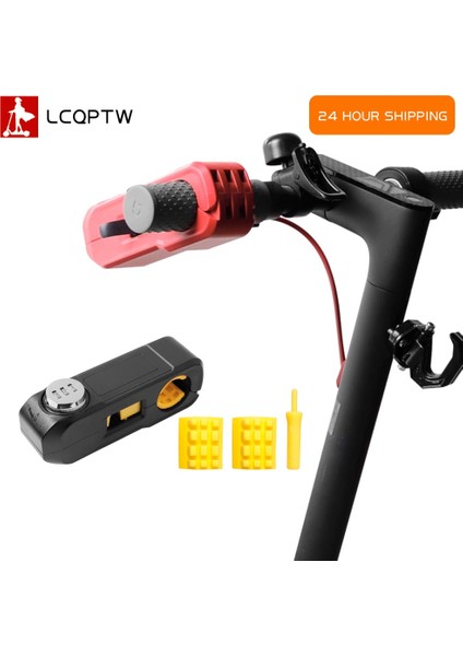 Siyah Stil Yeni Motosiklet Bisiklet Kavrama Kilidi Güvenlik Güvenlik Kilitleri Gidon Ahize M365 Elektrikli Scooter Kolu Moto Hırsızlığa Karşı Kilit Bisiklet (Yurt Dışından) fiyatları